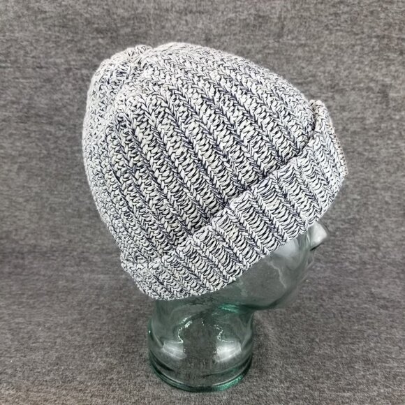 ✅Love Your Melon Grey Cable Knit Beanie Winter Hat 100% Cotton OSFM OSFA - Picture 6 of 7